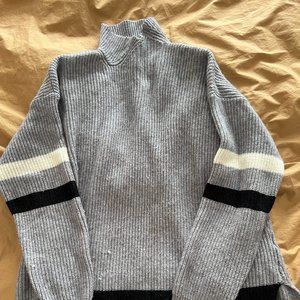 Long Gray Oversized Sweater